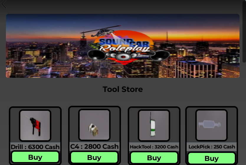 Herramientas de Tiendas